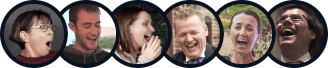 Delighted Guests reacting